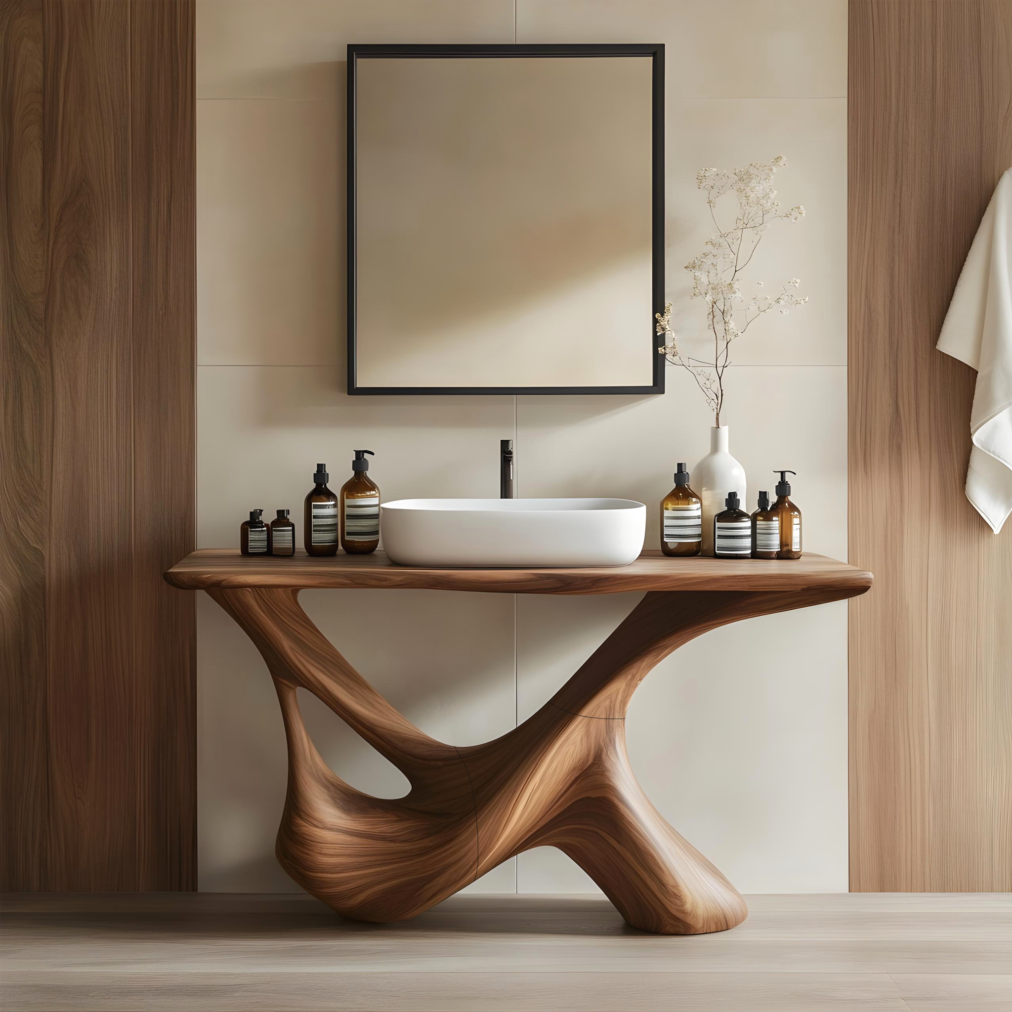 Rustic Bathroom Vanity For Natural Furniture Setup SILDTTRBRV010