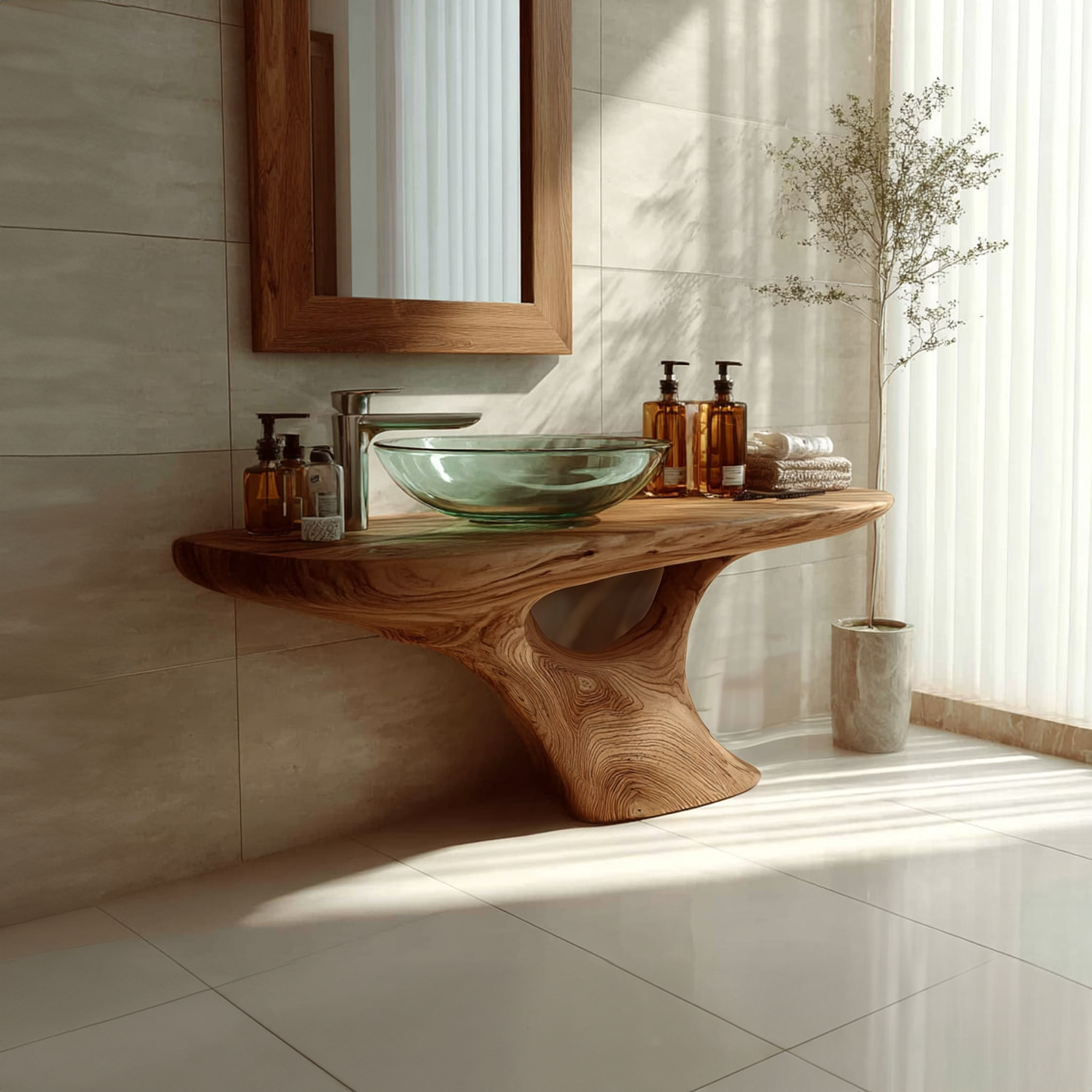 Rustic Handmade Washstand Bathroom SINLKIBRV131