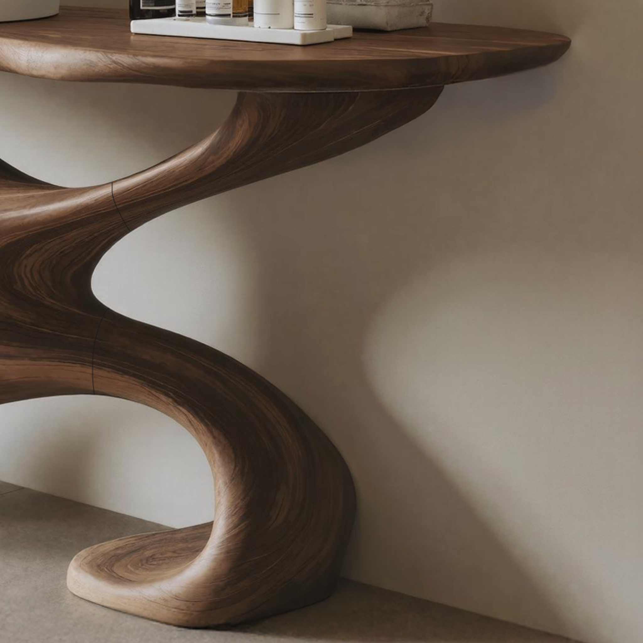 Rustic Live Edge Vanity For Earthy Bathroom Interiors SILDTTNBRV013