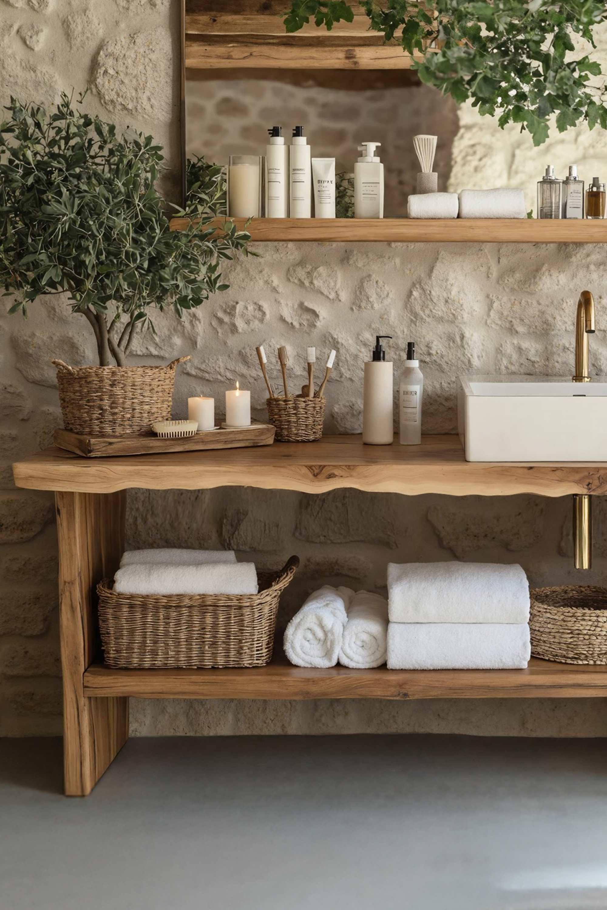 Rustic Live Edge Vanity For Natural Bathroom Vibes SILDTTRBRV035