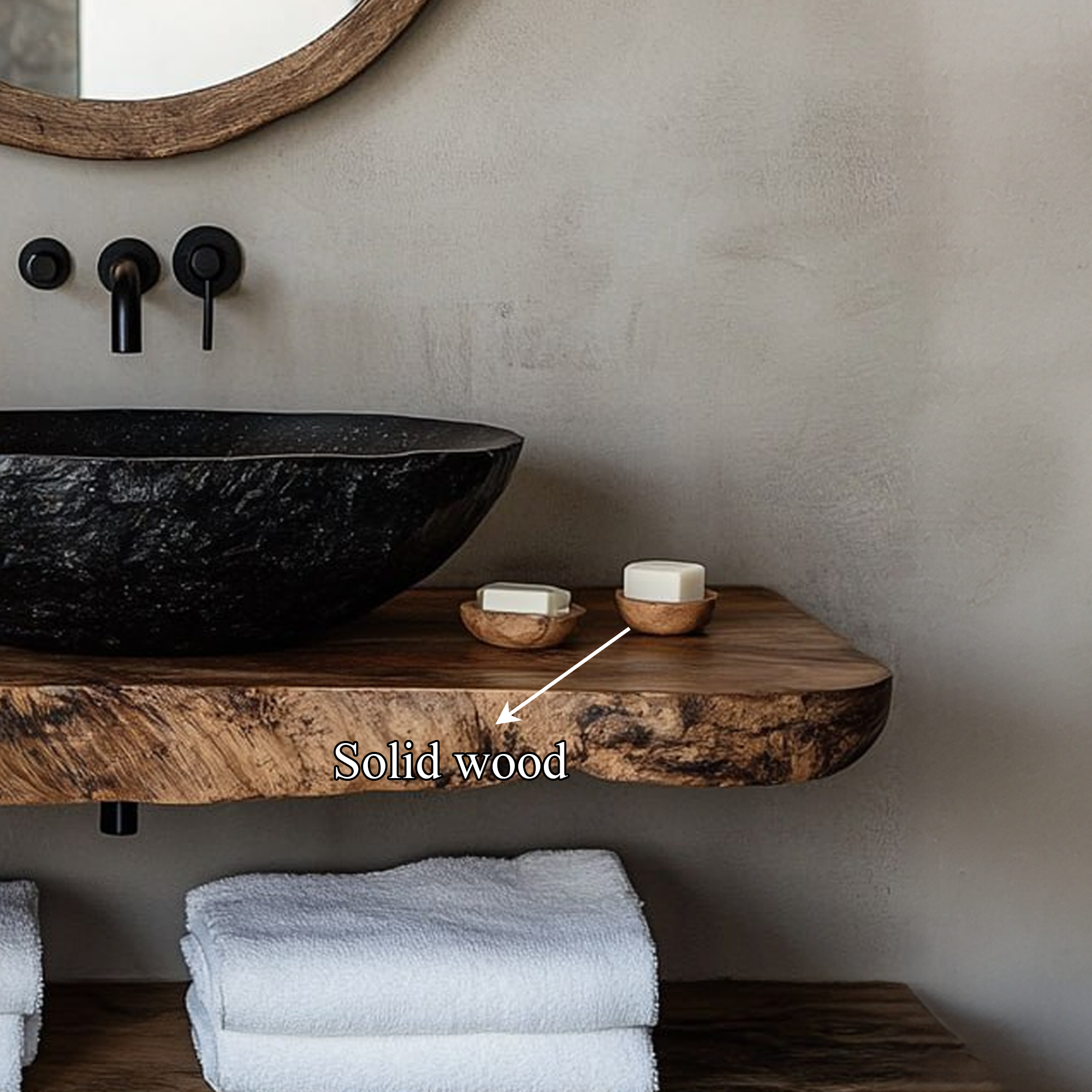 Rustic Modern Vanity Bathroom SINLBRV110