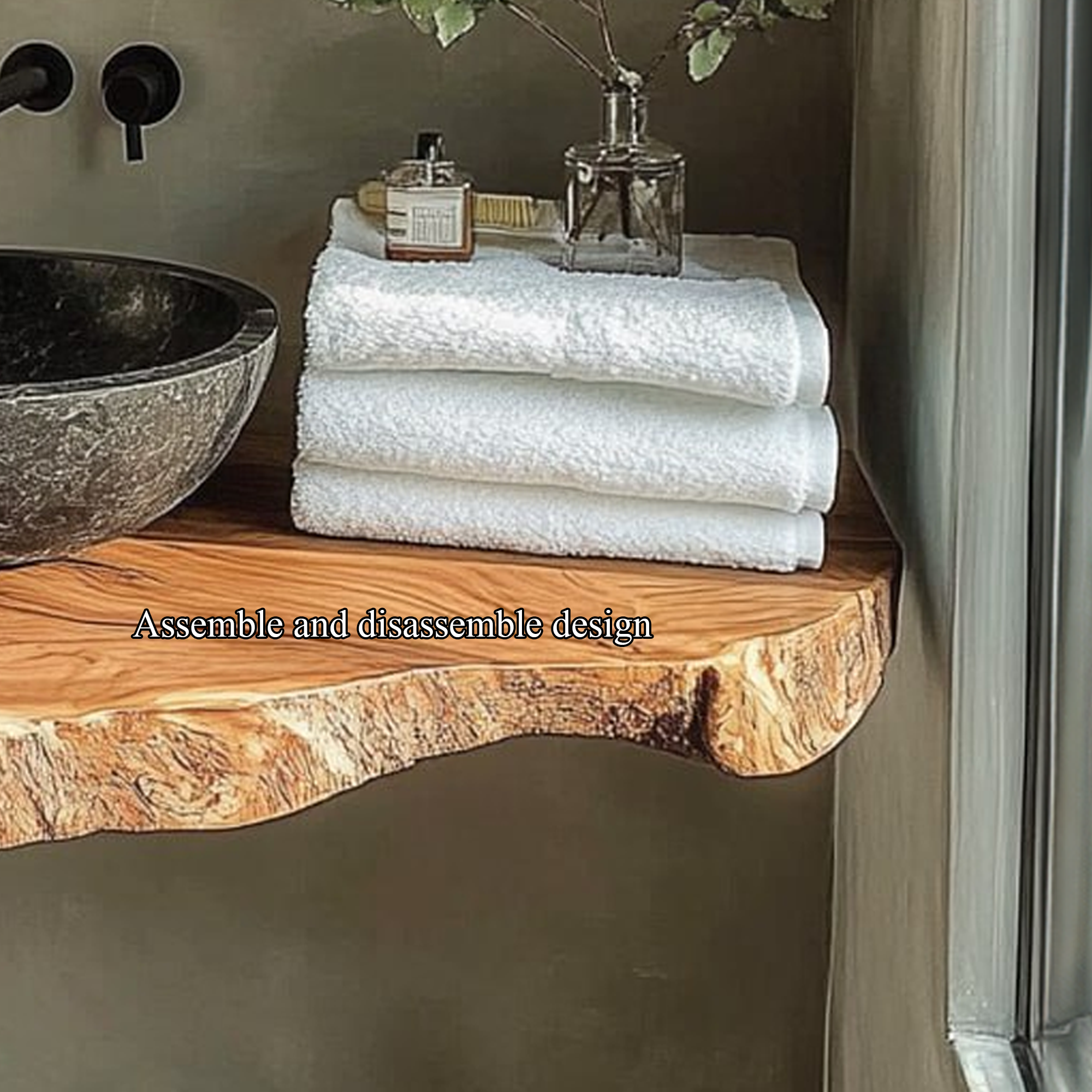 Rustic Narrow Vanity Bathroom SINLBRV113