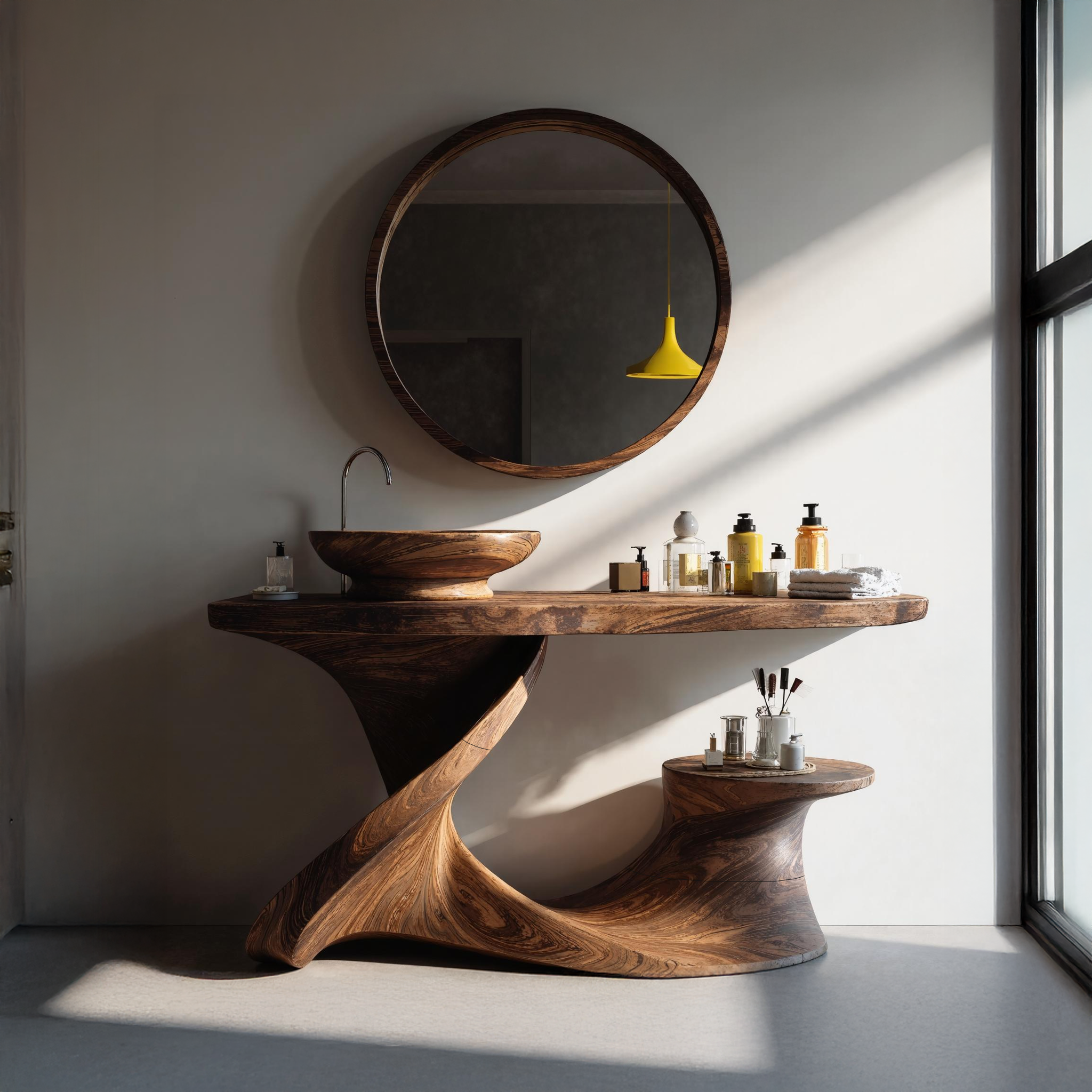 Rustic Vanity For Cozy Bathroom Interior Design SILDTTRBRV003