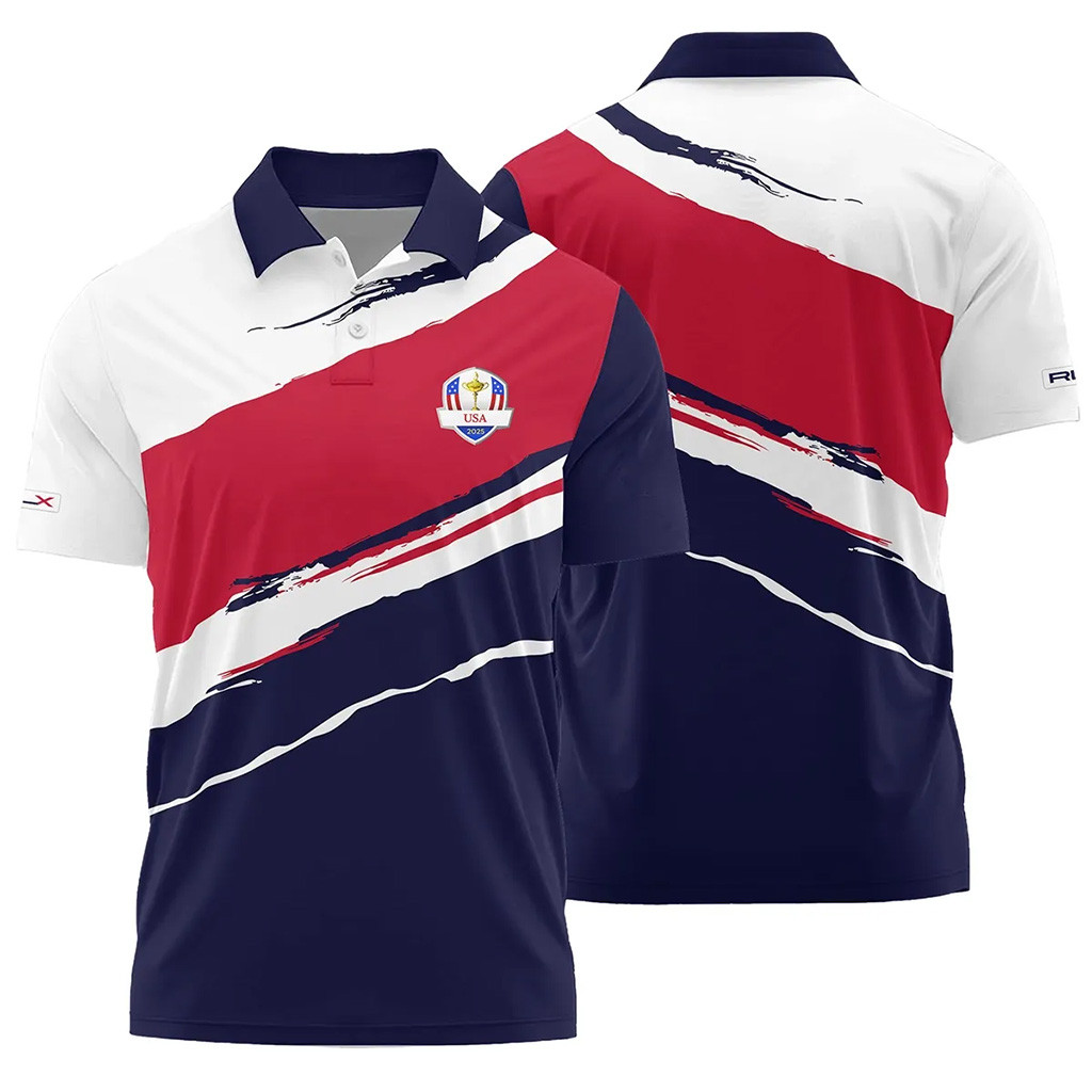 Ryder Cup Merch 2025 USA Polo Shirt Best Golf Gifts For Men