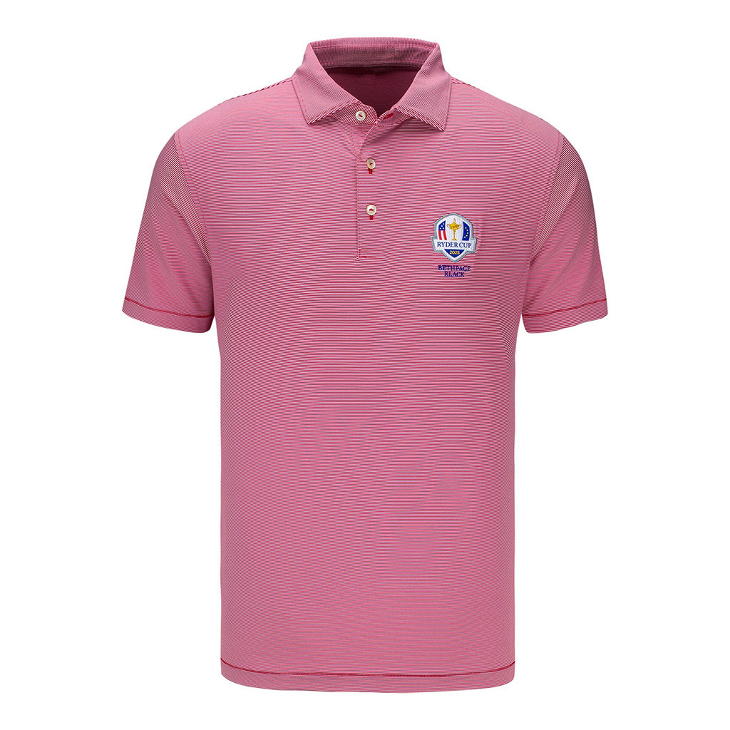 Ryder Cup Merch Peter Millar 2025 Ryder Cup Jubilee Stripe Polo Shirt Gifts For Men Golfers