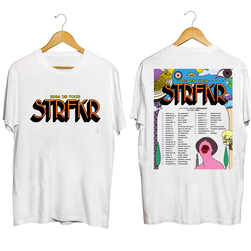 STRFKR 2024 US Tour Shirt STRFKR Merch For Rock Music Lovers