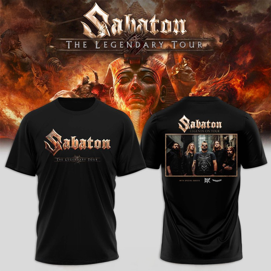 Sabaton North American Tour T-Shirt Sabaton Music Merch Best Gift For Sabaton Fans