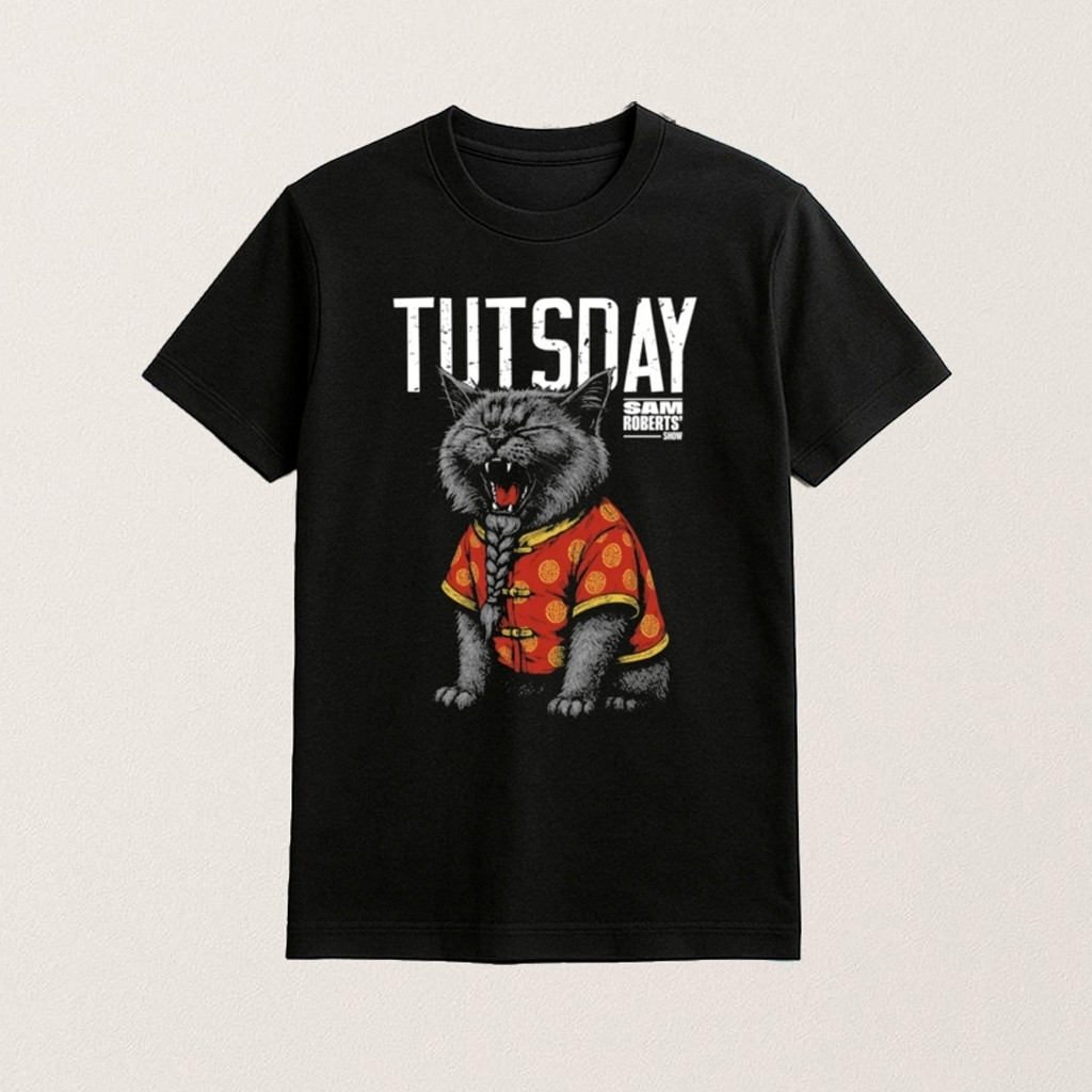 Sam Roberts Show Merch Tutsday Cat Shirt Birthday For Husband