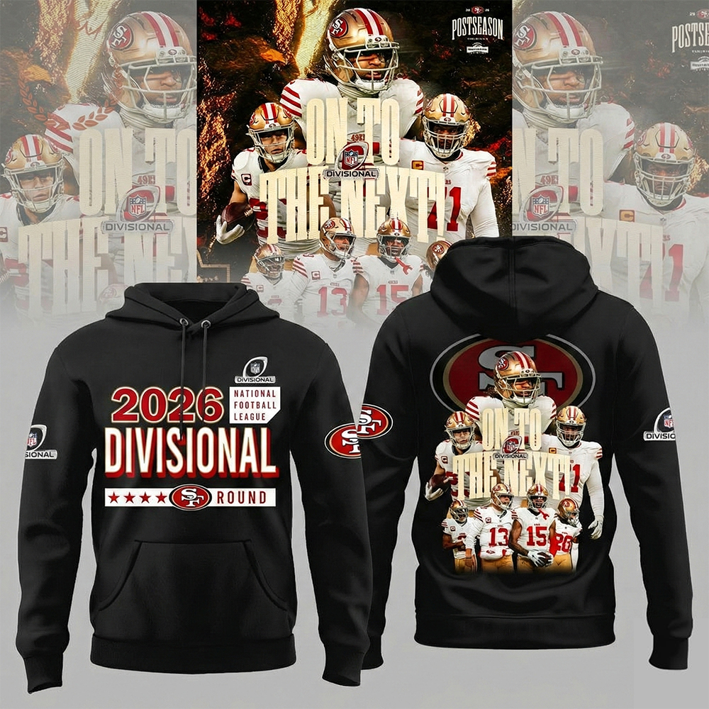 San Francisco 49ers 2026 Divisional Hoodie 49ers Merch Perfect Gift For NFL Fans