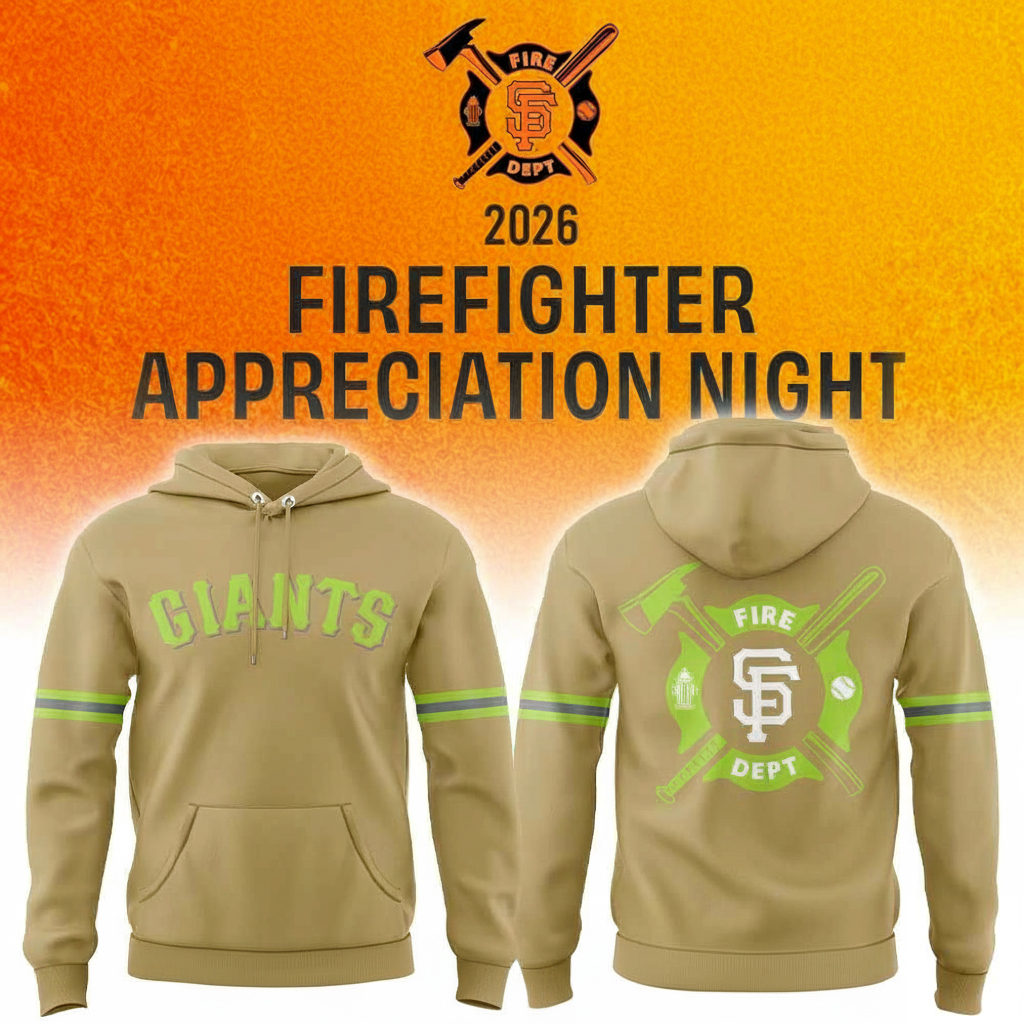 San Francisco Giants Firefighter Appreciation Night 2026 Hoodie Giants Merch Best Gift For Baseball Fans