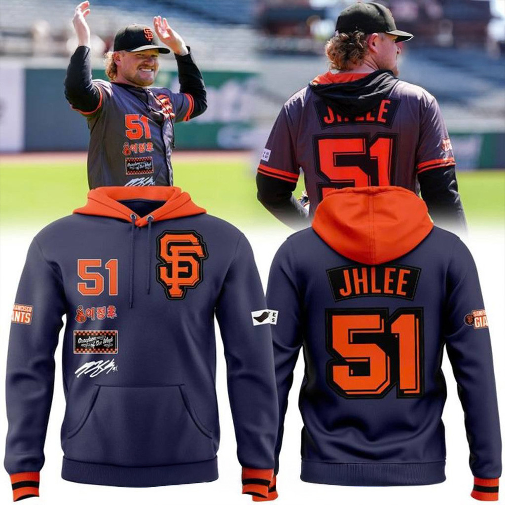 San Francisco Giants x Junghoo Lee 51 Special Hoodie Giants Merch Father Gifts