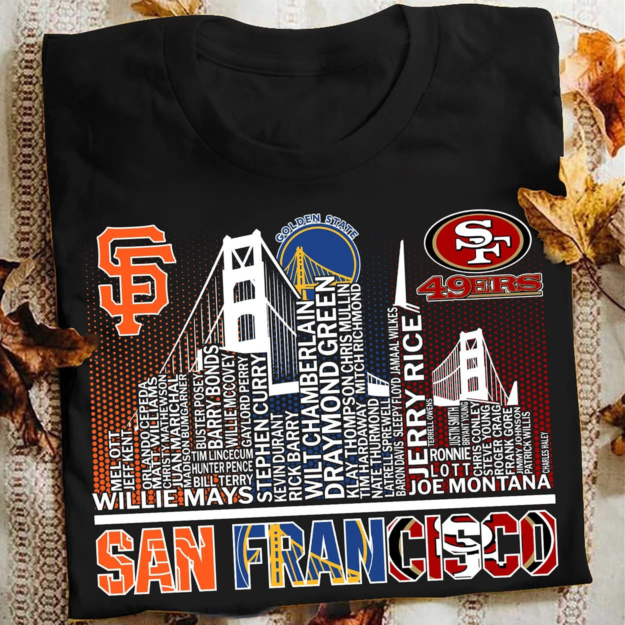 San Francisco Sport Teams City Legends T-Shirt Best Gifts For San Francisco Sport Fans
