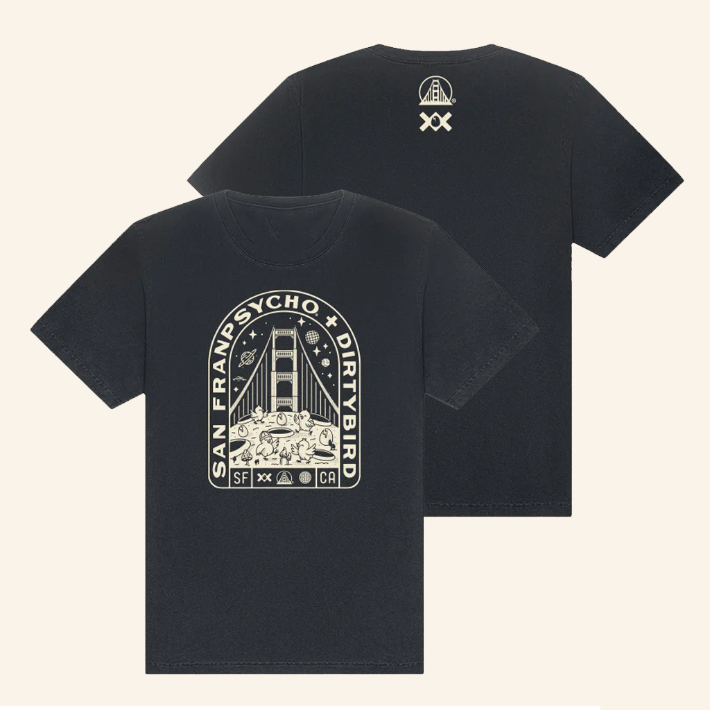 San Franpsycho Merch Moon Bridge T-Shirt Xmas For Him