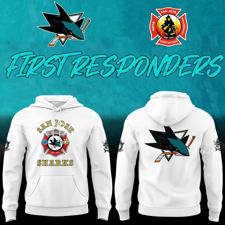 San Jose Sharks Hockey First Responders Night 2026 Hoodie Special Event Merch Best Gift For Hockey Fans