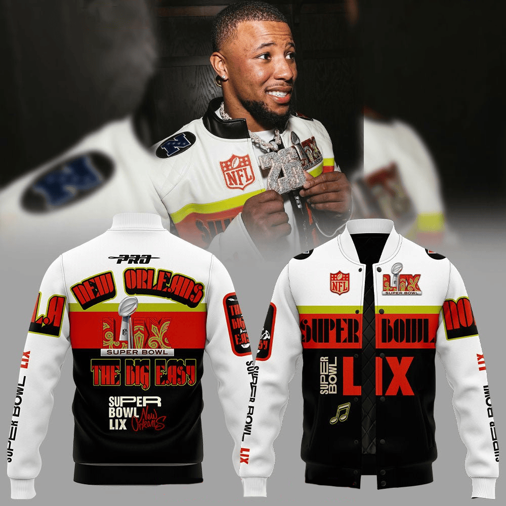 Saquon Barkley Super Bowl LIX Pro Standard City Pinnacle Jacket Saquon Barkley Merch For Fans