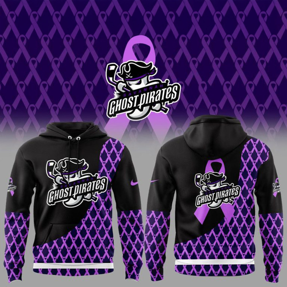 Savannah Ghost Pirates Alzheimer's Awareness Night Hoodie Gifts For Fan