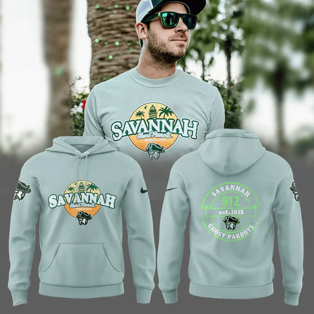 Savannah Ghost Pirates Parrots Style Hawaiian Hoodie Fathers Day Gift From Daughter