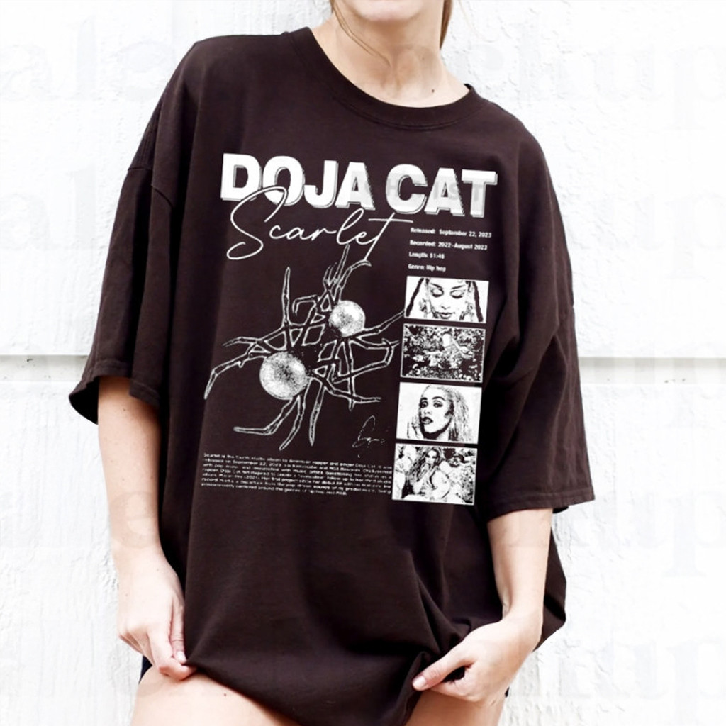 Scarlet Lyrics Doja Cat Tour Shirt Fan Merch For Girlfriend
