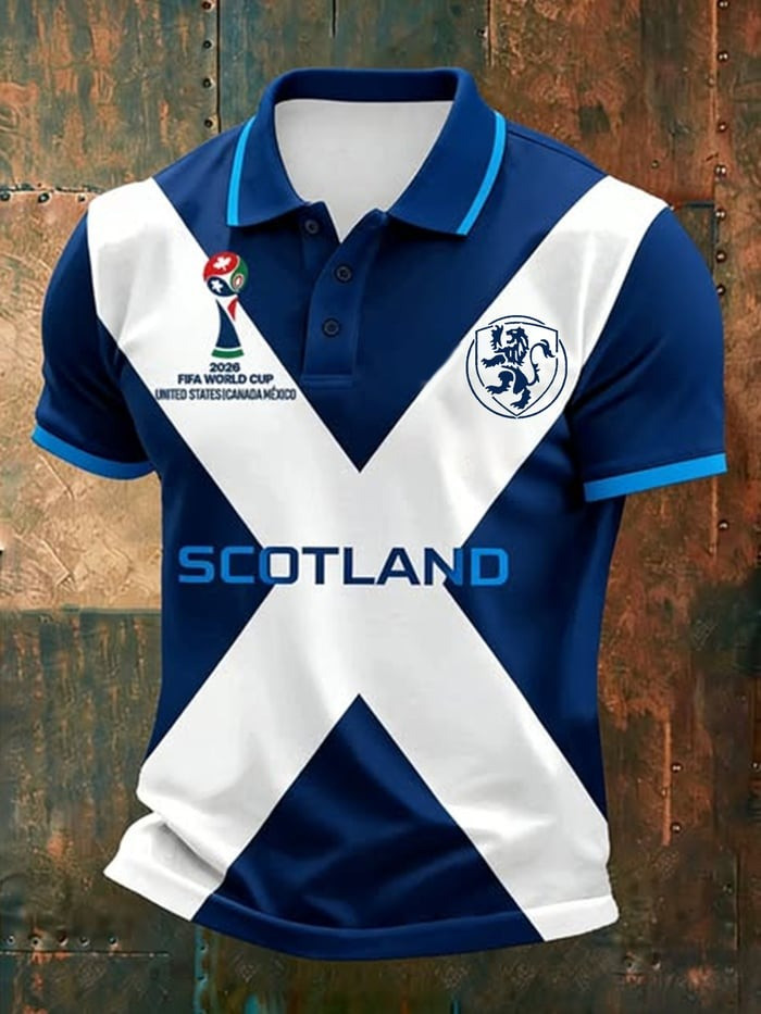 Scotland World Cup 2026 Polo Shirt World Cup Clothing Soccer Fans Best Gifts Idea For Husband
