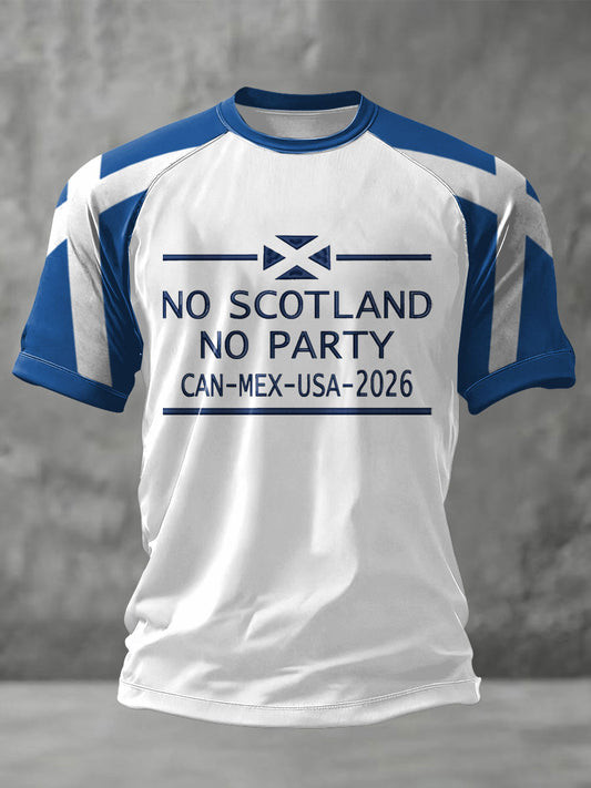 Scotland World Cup 2026 T-Shirt No Scotland No Party Shirt Best Gifts For Soccer Lovers
