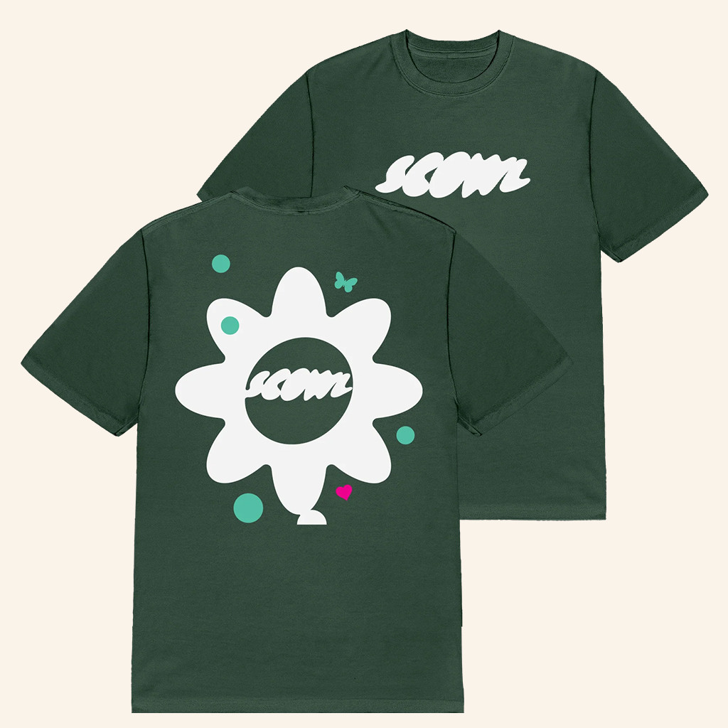 Scowl Merch Flower T-Shirt Christmas For Rock Music Lovers