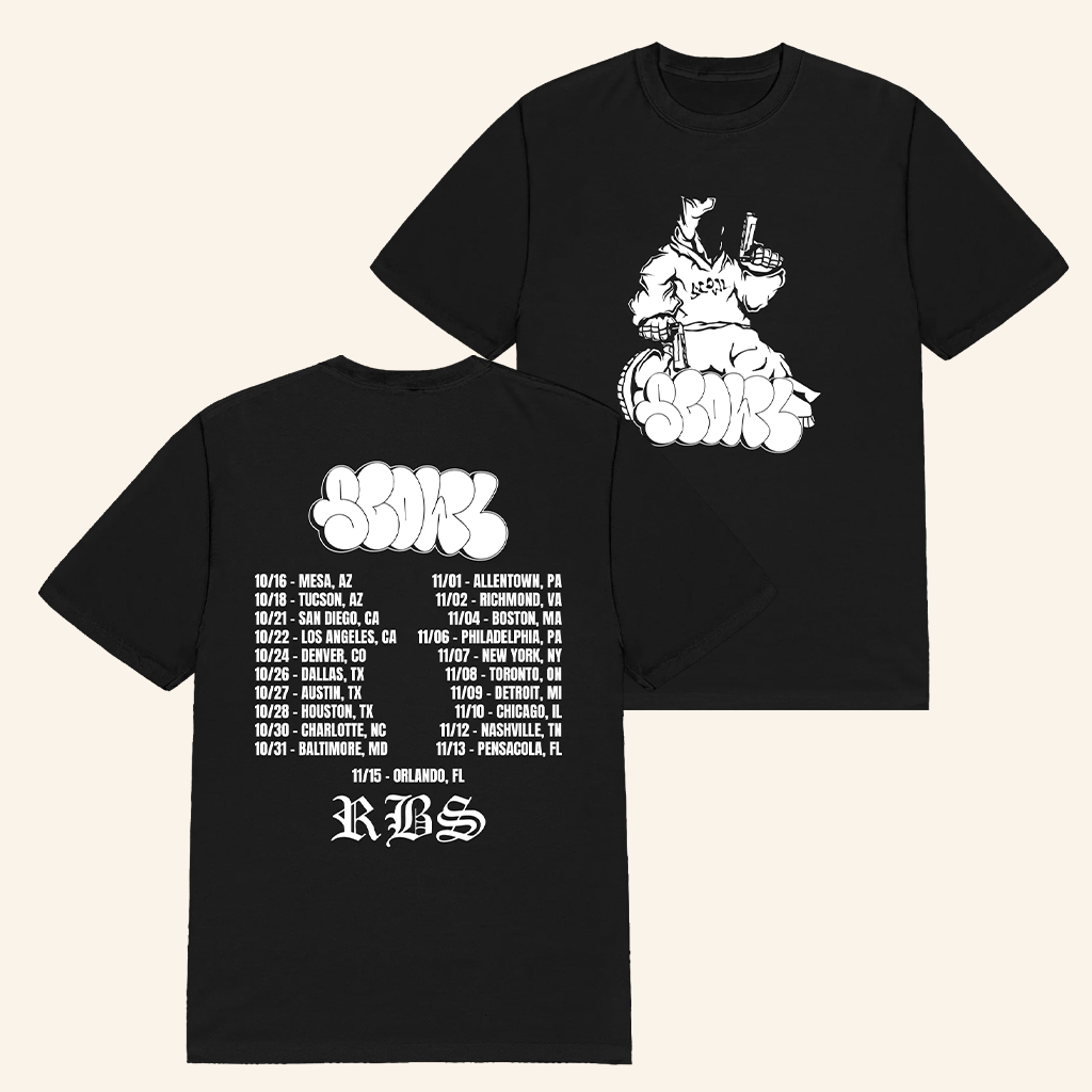 Scowl Merch RBS Tour T-Shirt For Rock Music Lovers