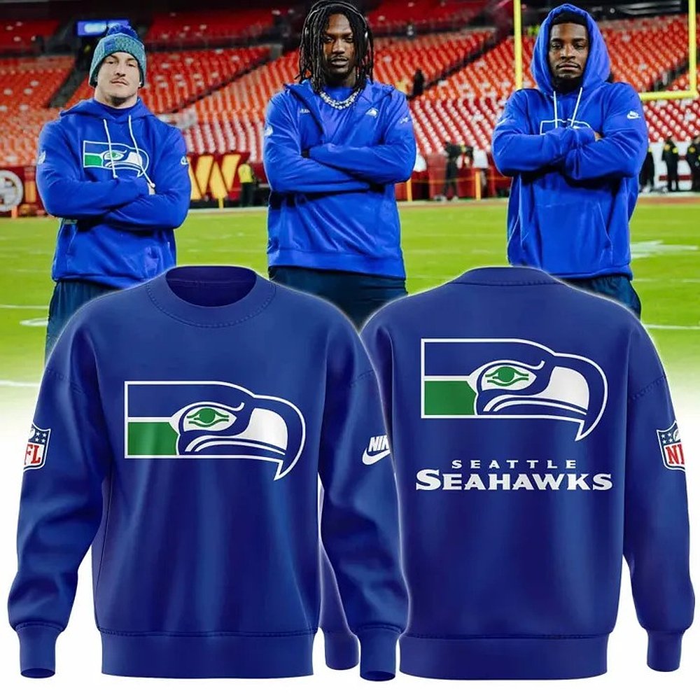 Seattle Seahawks Football 2026 Throwback Sweatshirt NFL Football Retro Apparel Best Gift For Fans