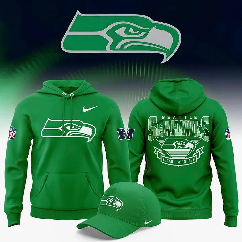 Seattle Seahawks NFL Green Special Hoodie NFL Football Special Edition Apparel Best Gift For Fans
