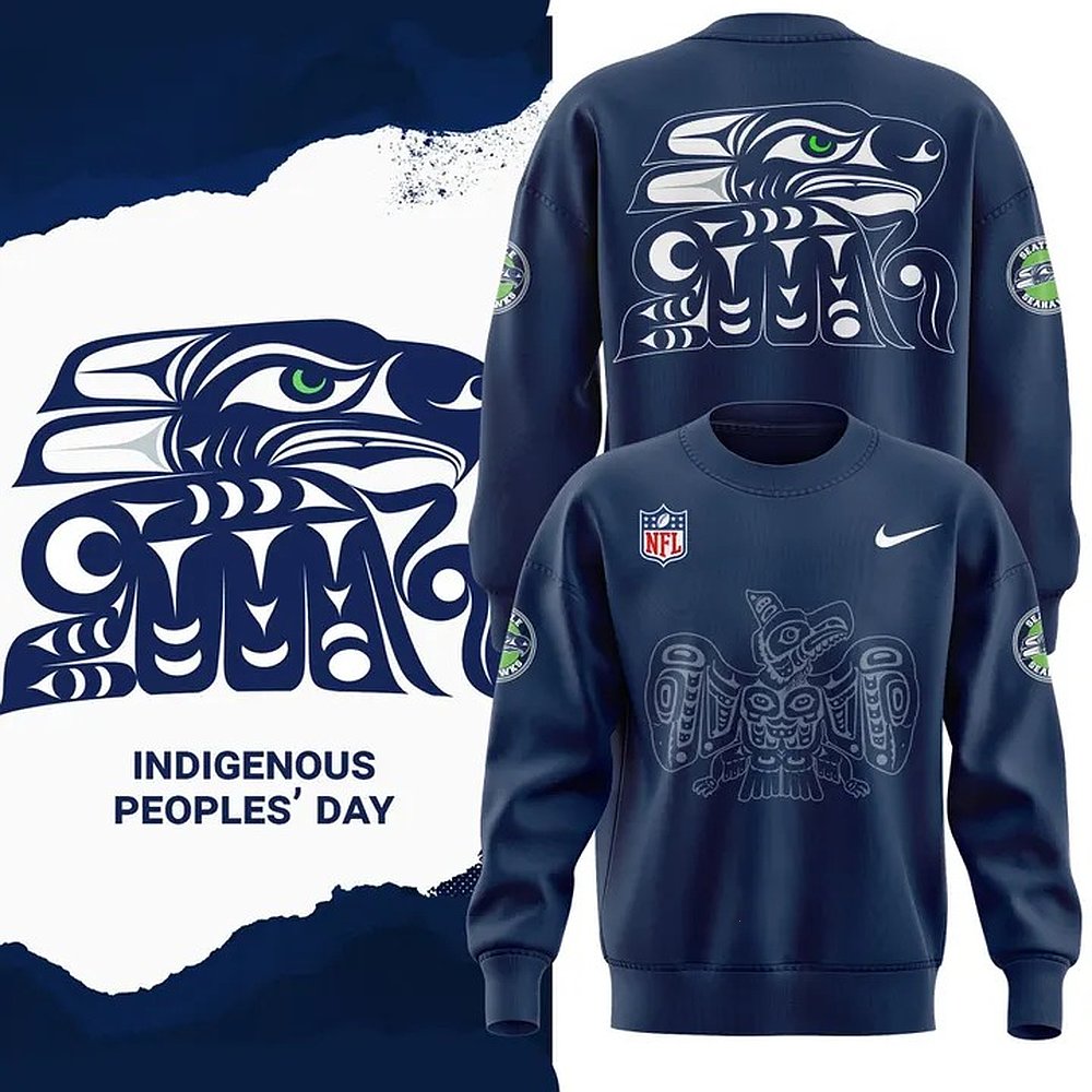 Seattle Seahawks NFL Indigenous Peoples Day 2026 Sweatshirt NFL Football Special Edition Apparel Best Gift For Fans