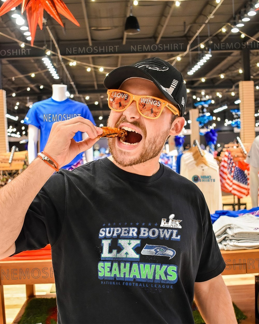 Seattle Seahawks Super Bowl LX National Football League T-Shirt Football NFL Merch Best Gift For Football Fans