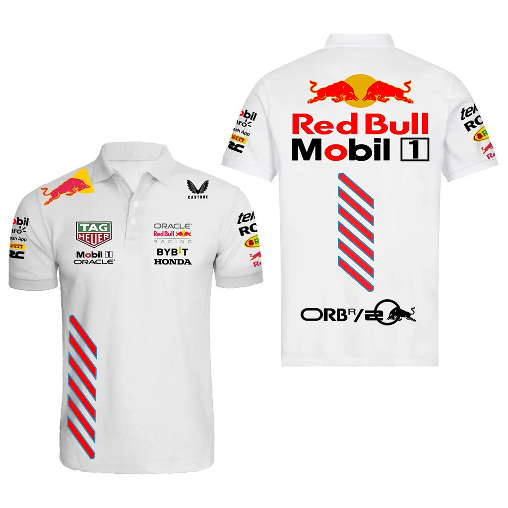 Sergio Checo Perez Merch F1 Checo Perez White Polo Shirt Sergio Perez Redbull Shirt Fans Gifts