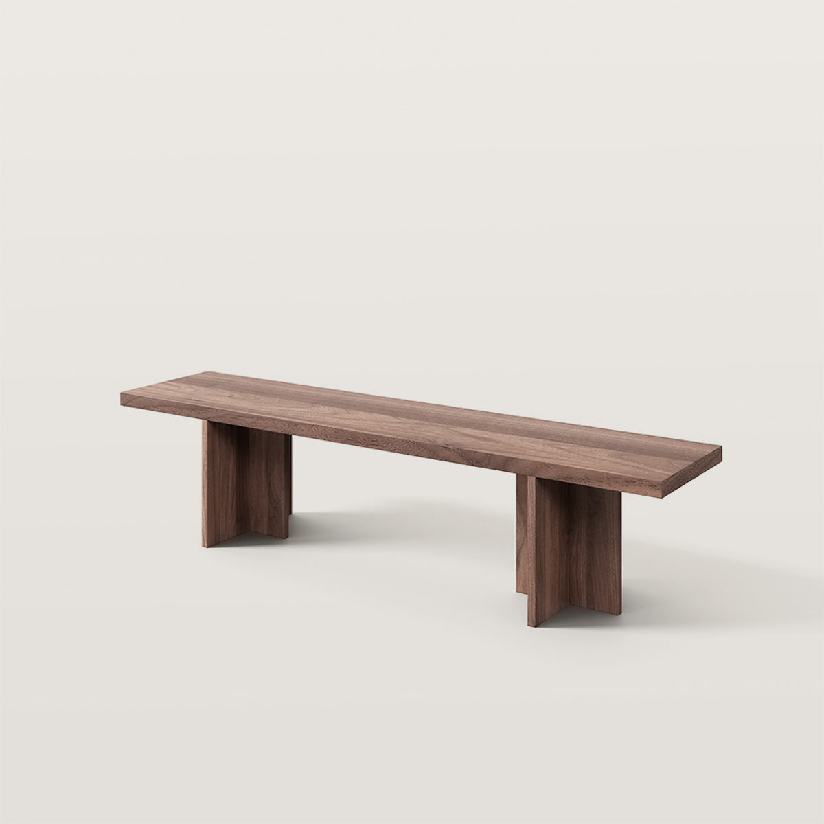 Shoe Changing Stool Long Dining Stool with Cross Base