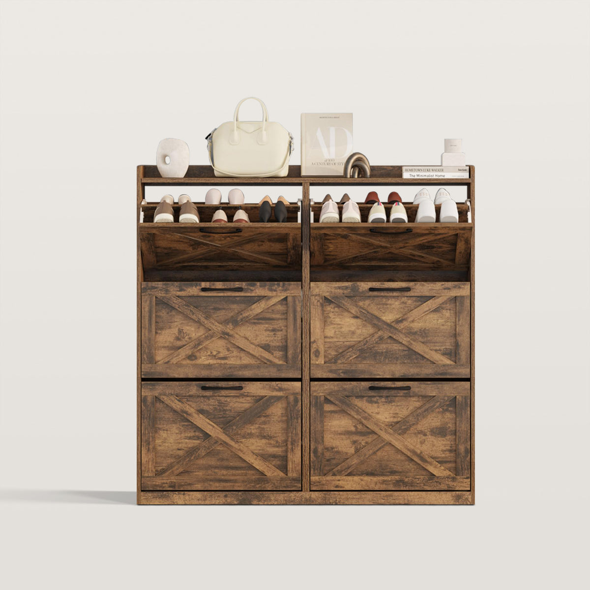 Shoe Storage Cabinet Hidden Shoe Rack Cabinet