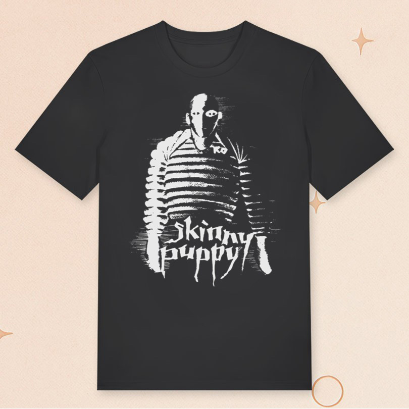 Skinny Puppy Merch Skinny Puppy Stripes T-Shirt Unique For Music Lovers