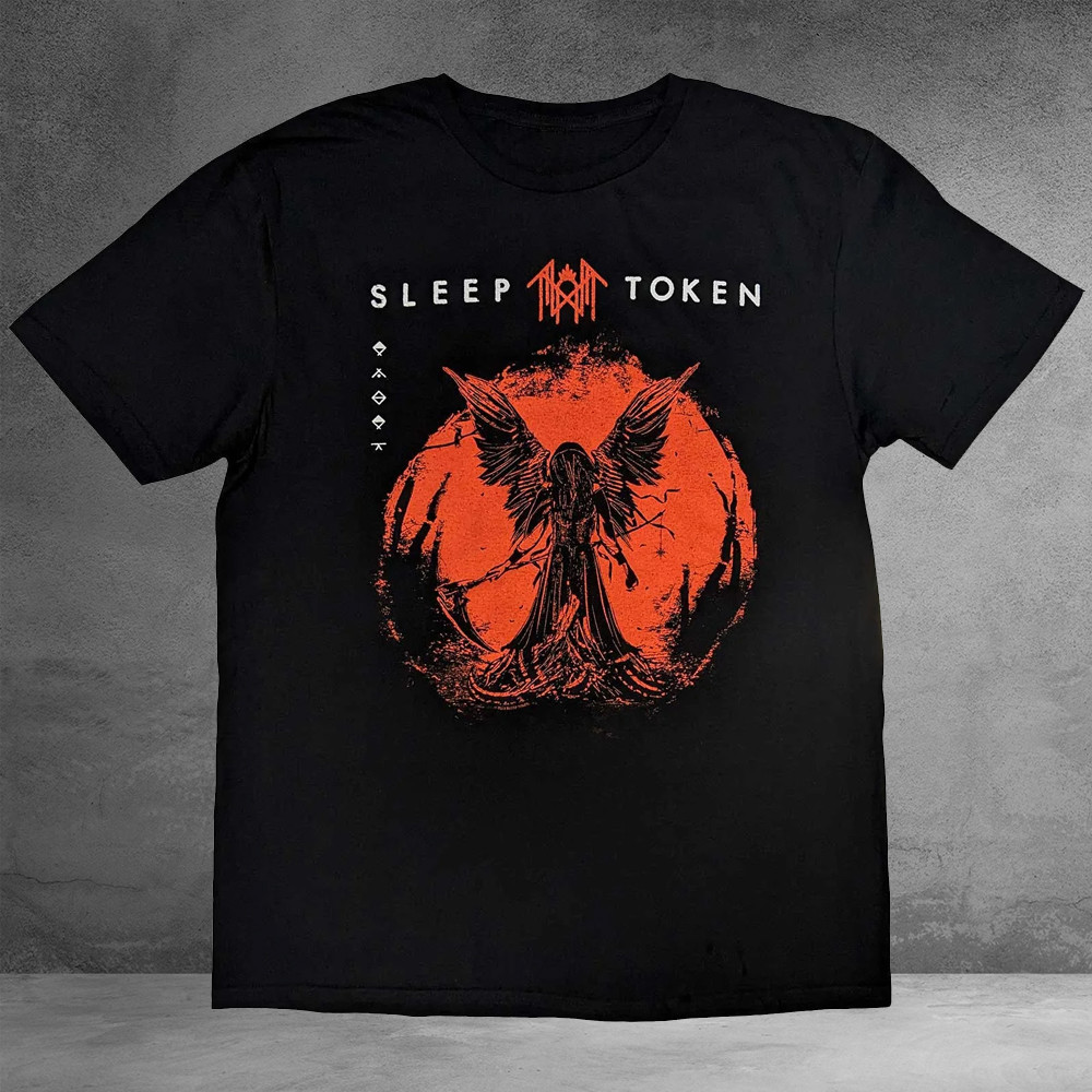 Sleep Token Shirt Take Me Back To Eden Reaper Angel Sleep Token Tour Merch Tee Shirts