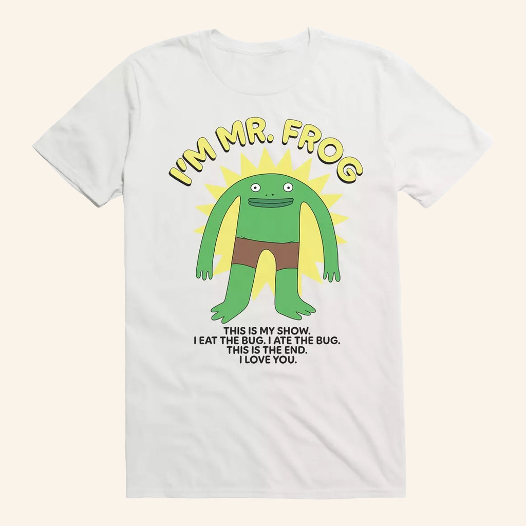 Smiling Friends Merch Smiling Friends I'm Mr Frog T-Shirt Christmas For Him 
