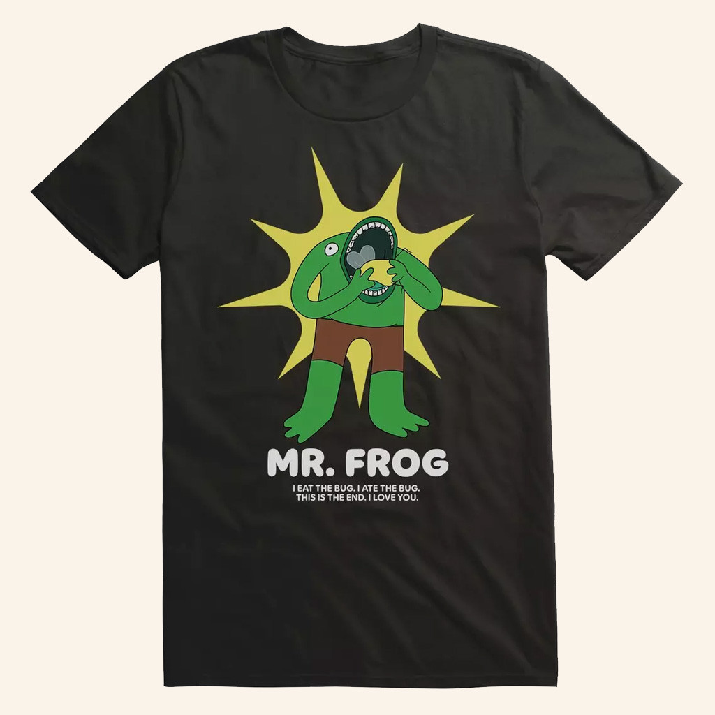 Smiling Friends Merch Smiling Friends Mr Frog T-Shirt Xmas For Him