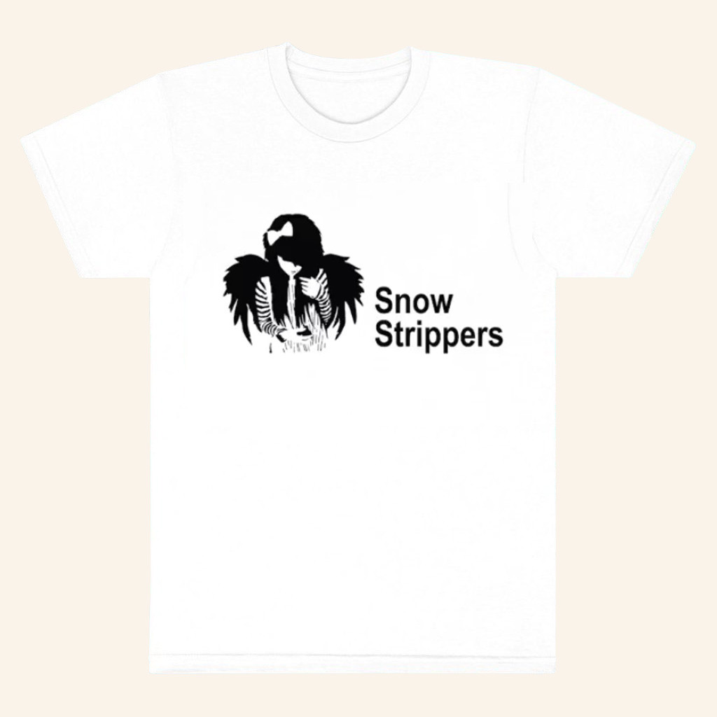 Snow Strippers Merch Snow Strippers White T-Shirt For Music Lovers