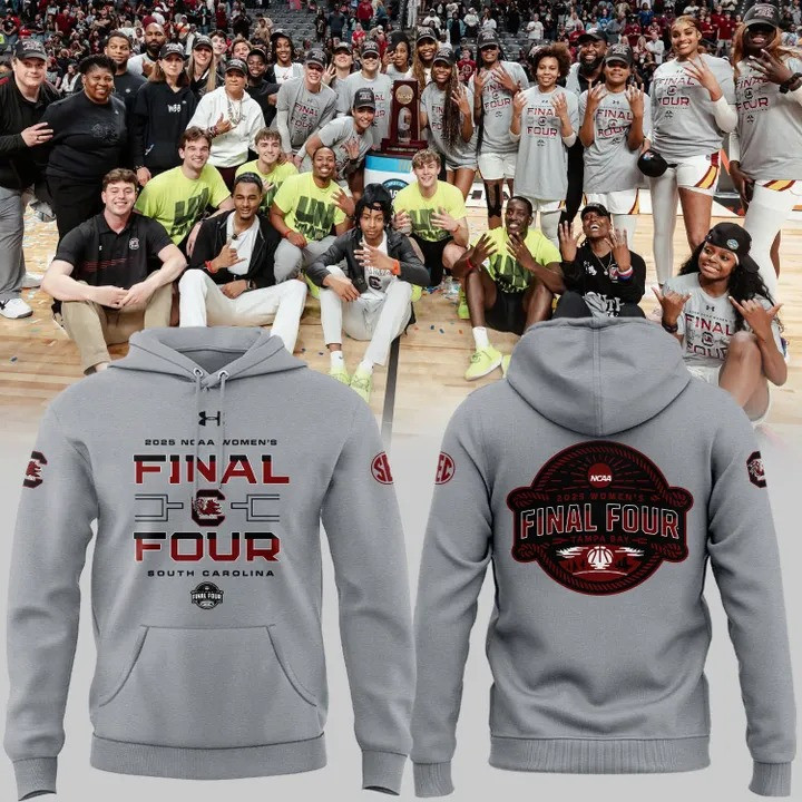 South Carolina Women's Basketball 2025 Final Four Hoodie NCAA March Madness Merch