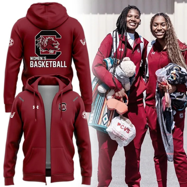 South Carolina Women's Basketball Zip Up Hoodie UCG Uniform Clothing