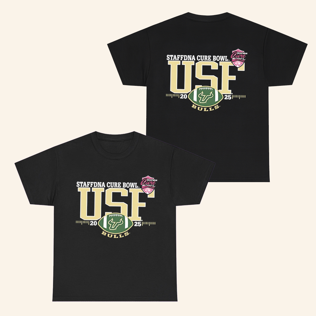 South Florida Football 2025 Cure Bowl Bound T-Shirt Fan Merch For Brothers