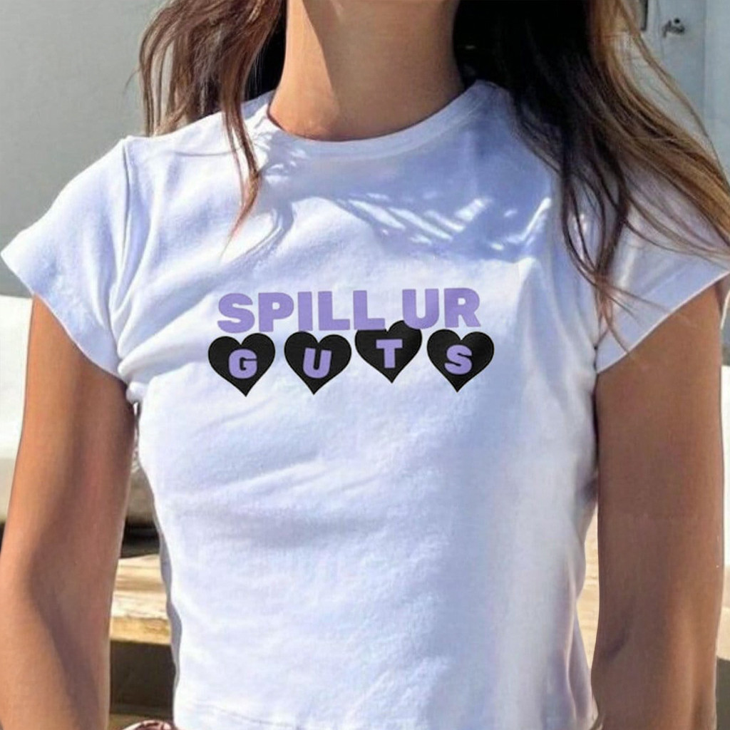 Spill Your Guts Olivia Rodrigo Baby Tee Birthday Gift For Sister