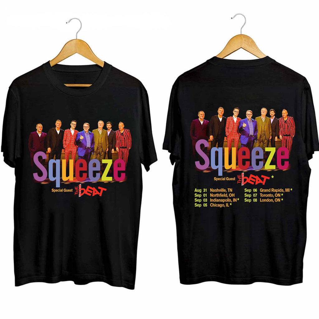 Squeeze 2024 Tour Shirt Squeeze Merch Birthday For Music Lovers