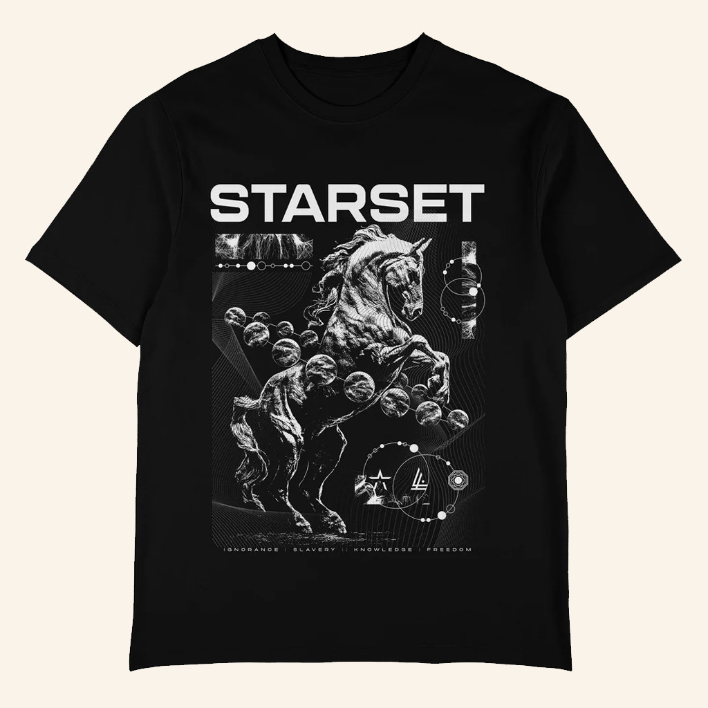 Starsetonline Merch Pegasus T-Shirt Starset Shirt For Rock Lovers