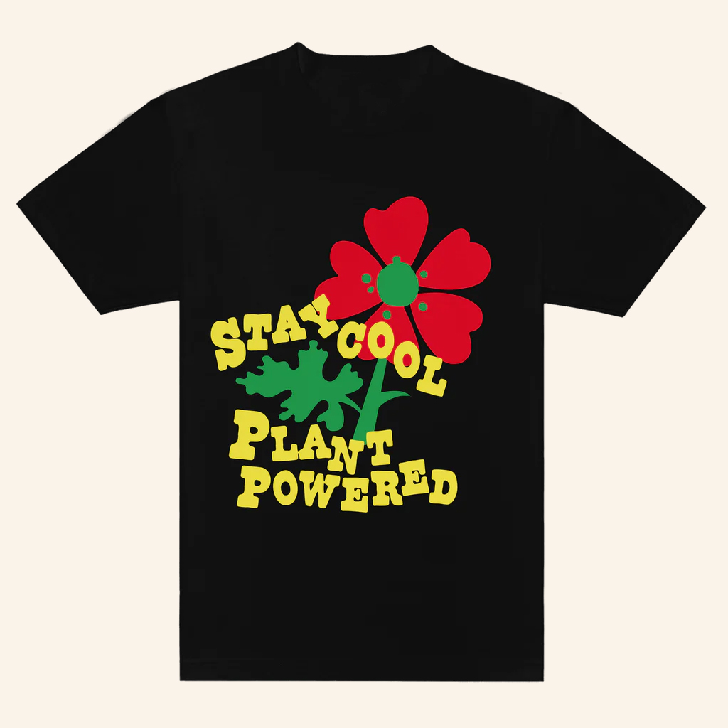 Staycoolnyc Merch Plant Powered Black T-Shirt Birthday Ideas For Him