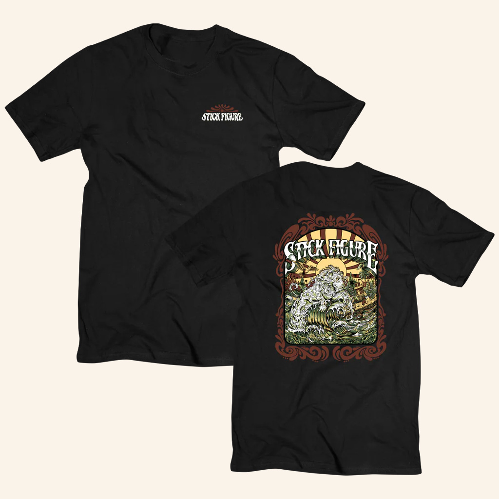 Stick Figure Merch Lion Swell T-Shirt Unique For Music Lovers