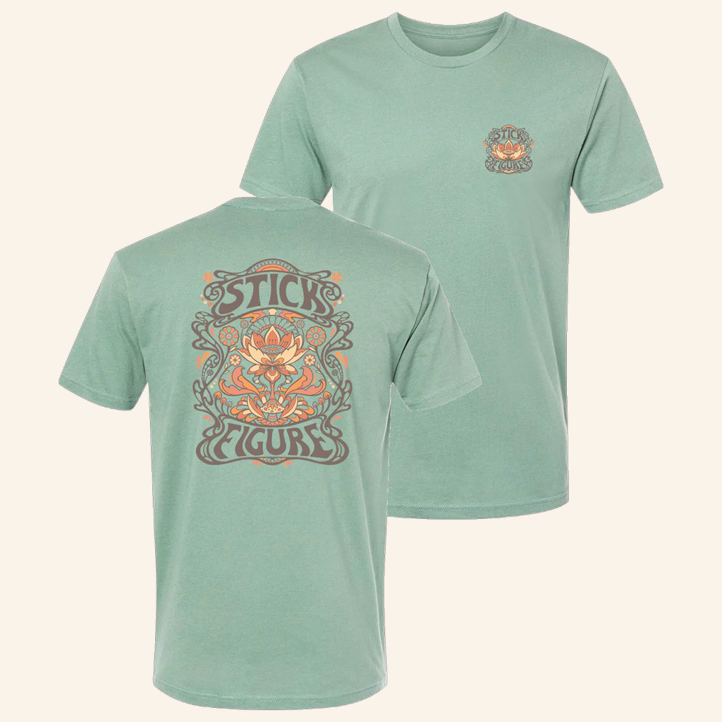 Stick Figure Merch Lotus Groove T-Shirt Cool For Music Lovers 