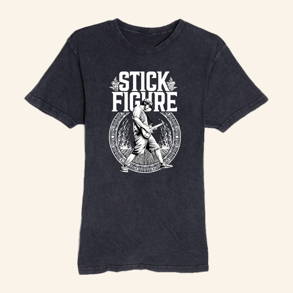 Stick Figure Merch Sticky Situation T-Shirt Music Related For Guys