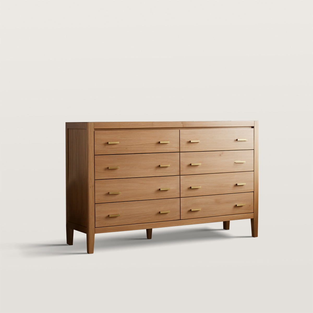 Storage Cabinet Dresser with 8 Sliding Drawers