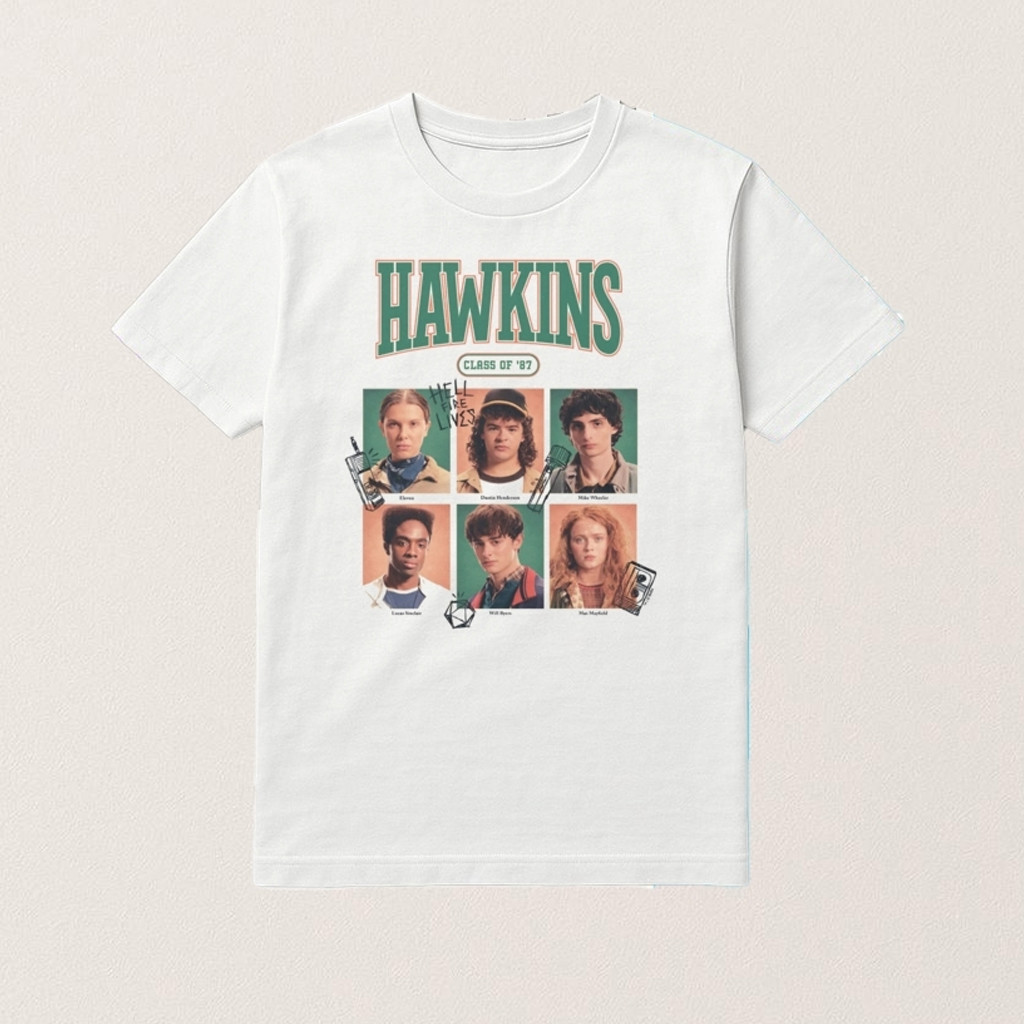 Stranger Thing Hawkins Class Of 87 Shirt s For Boyfriend